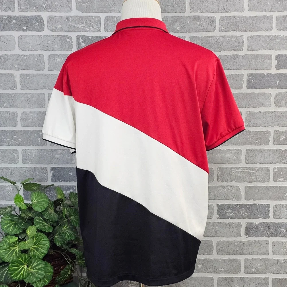 Polo Ralph Lauren Performance Color Block Golf Polo Shirt Men's XL Preppy Casual